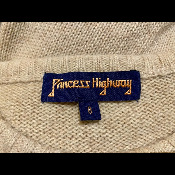 Princess Highway knit kitten sweater, size 8 - Picture 2 of 4